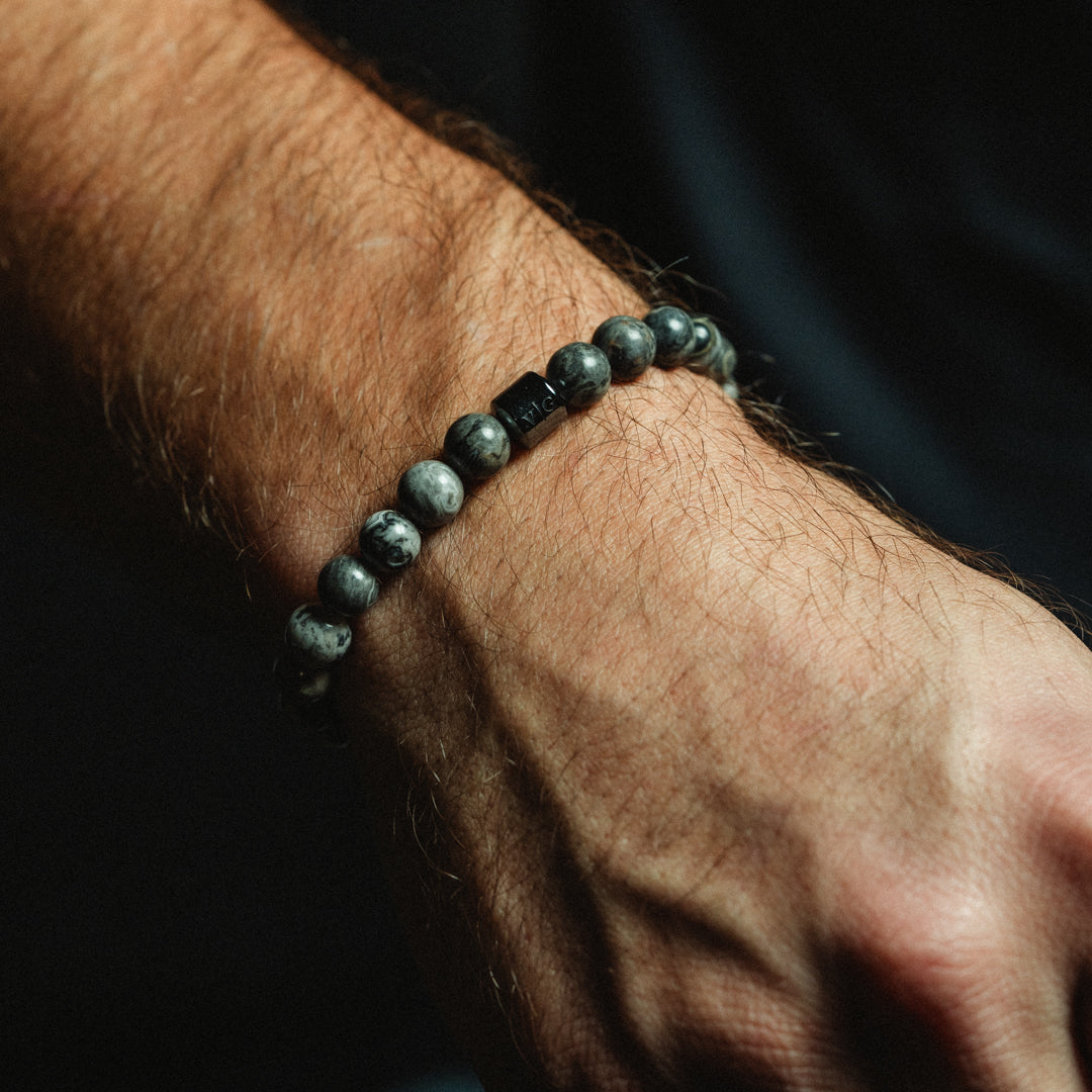 Mens bead bracelet