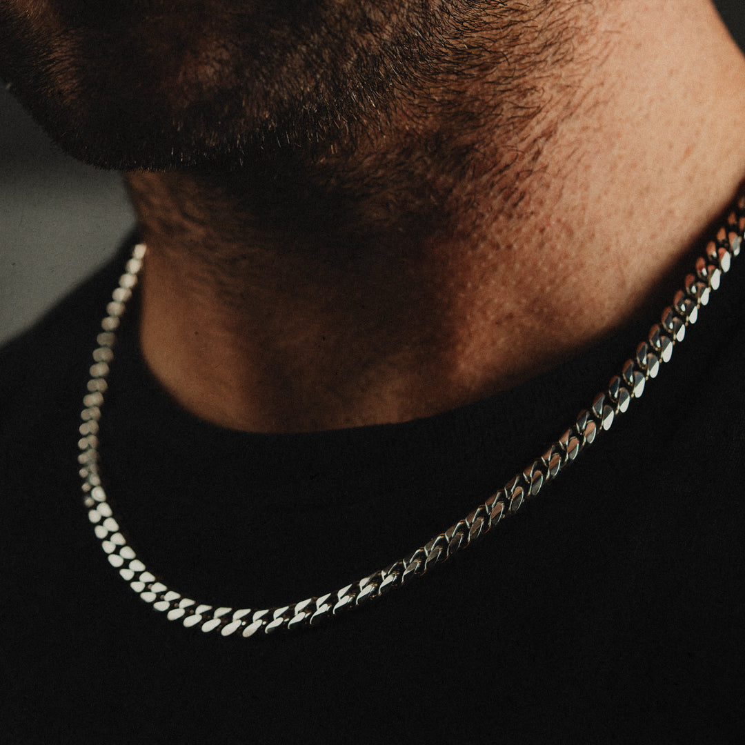 Mens Silver necklace