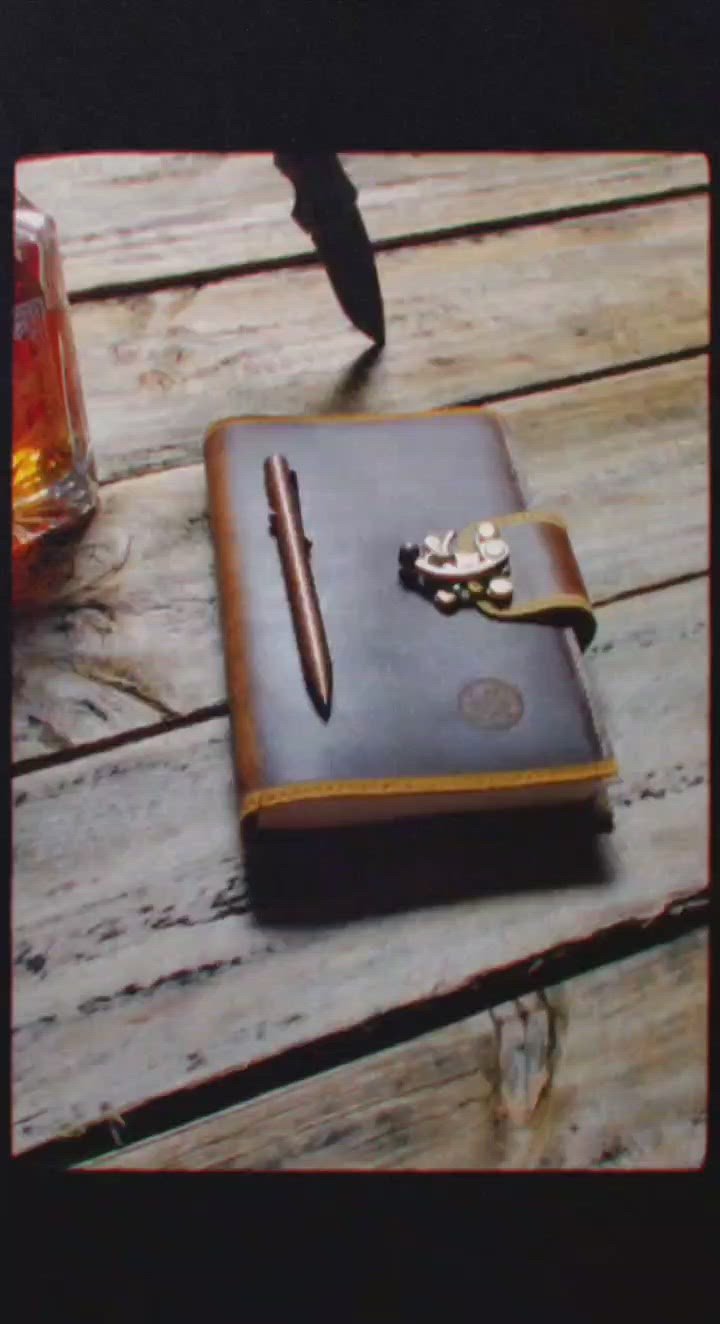 buffalo leather journal