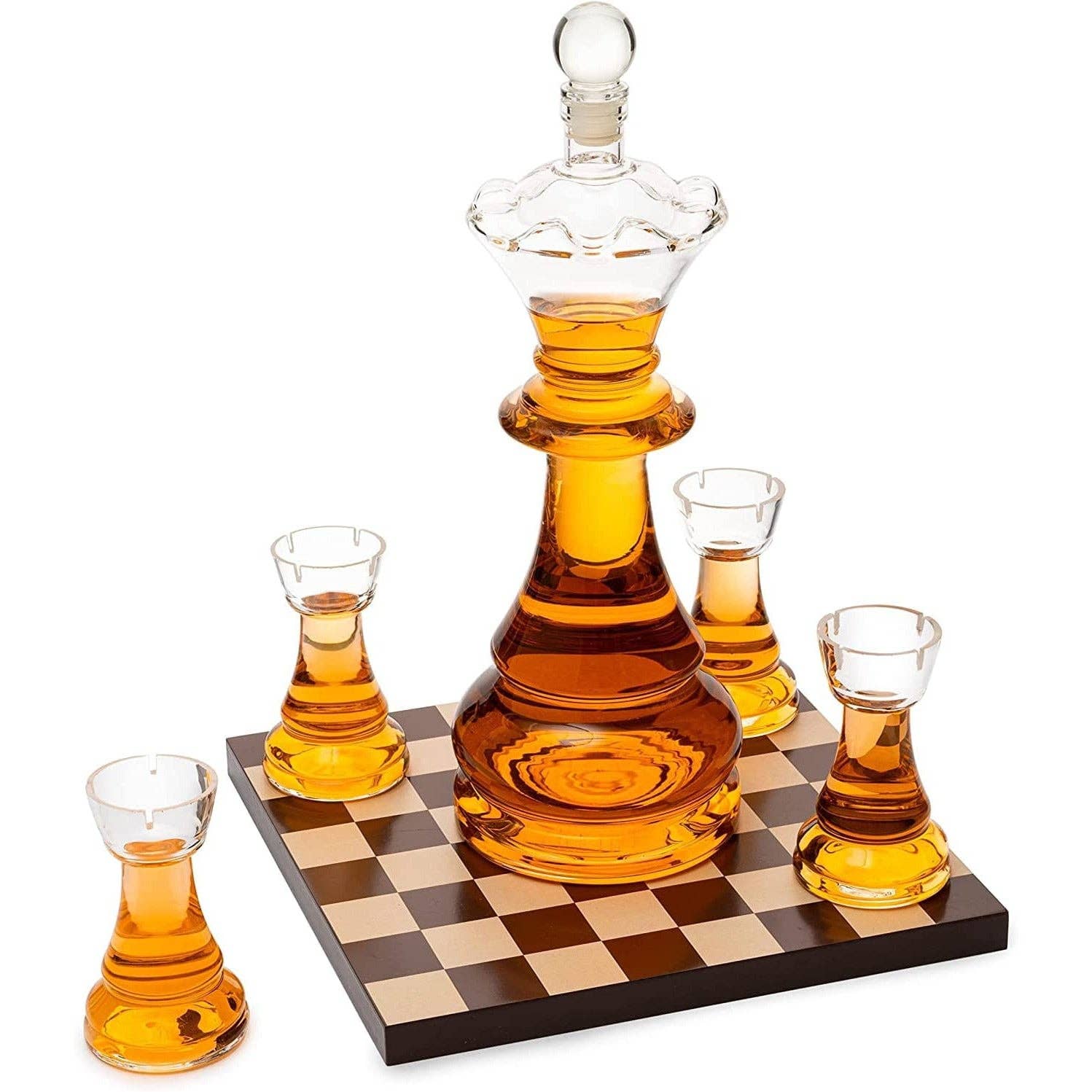 New Chess Decanter Set by The Wine Savant