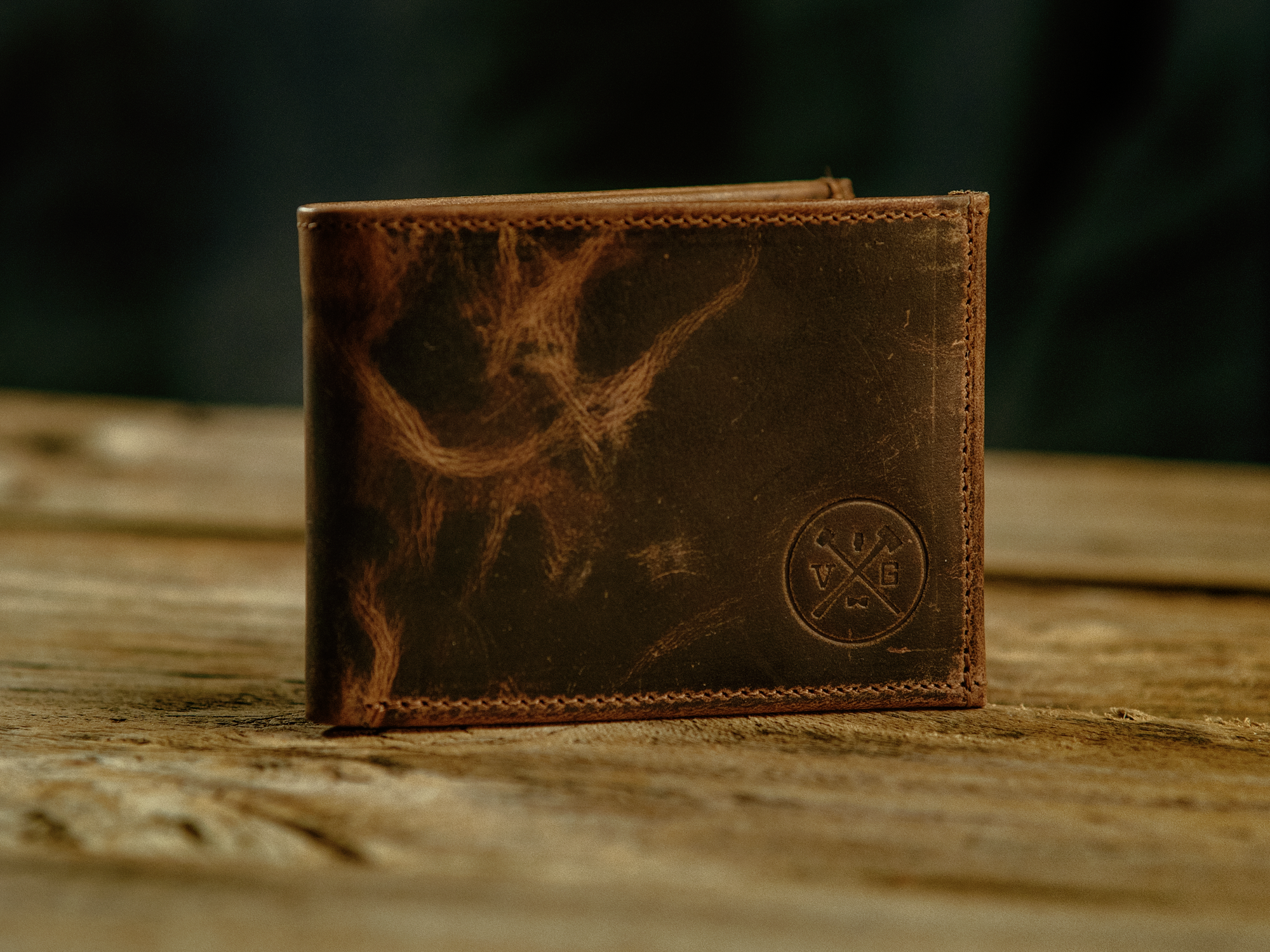 buffalo leather wallet