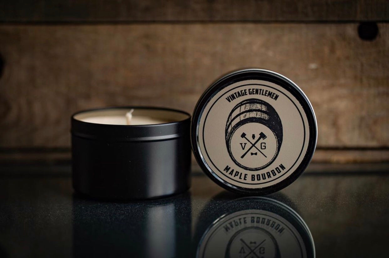 maple bourbon soy candle