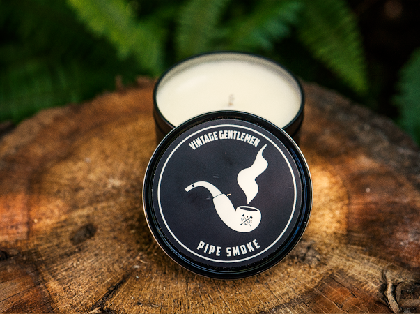 pipe smoke soy candle