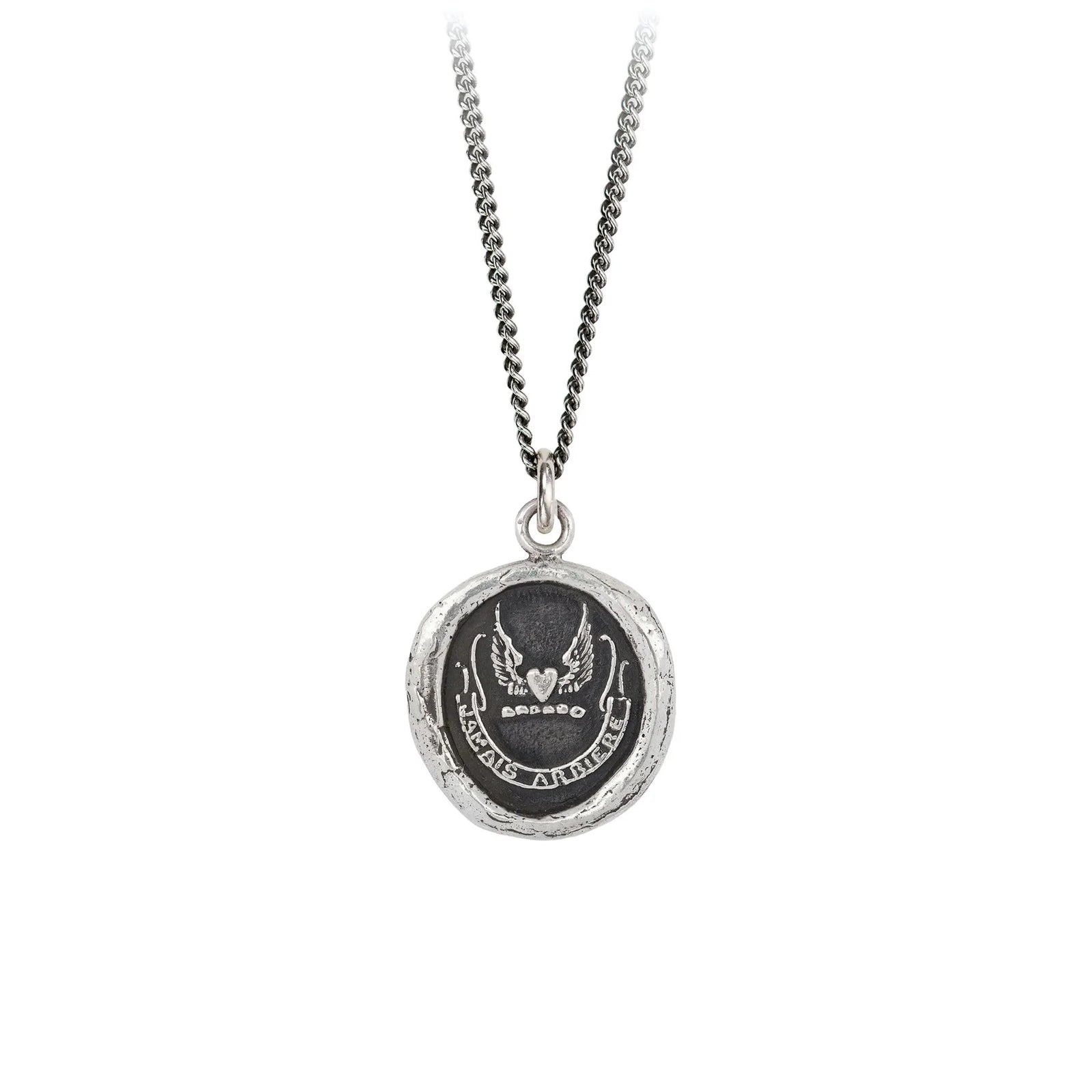 “Never Look Back” Silver Talisman