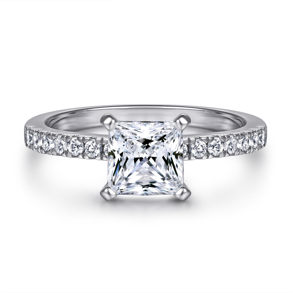1.5ct cz stone womens promise ring