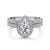 The Elizabeth - Silver Wedding Ring Set