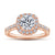 The Victoria - 18kt Rose Gold Wedding Ring Set