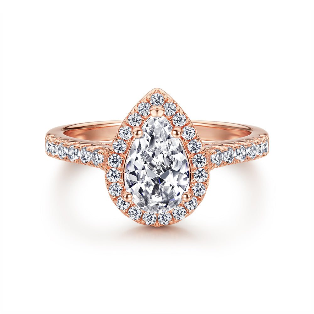 The Elizabeth 18kt Rose Gold Wedding Ring Set Vintage Gentlemen
