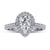 womens cubic zirconium engagement ring silver