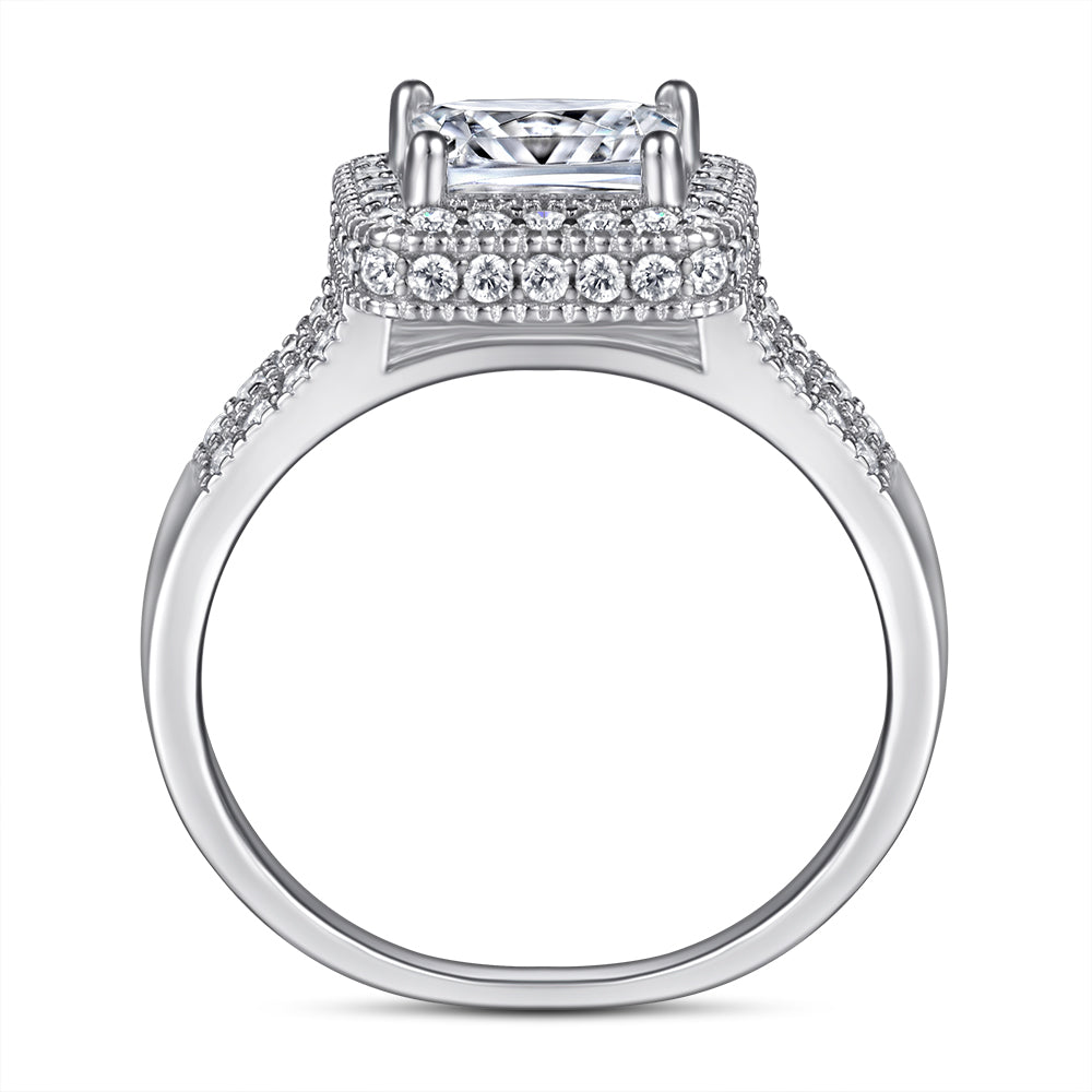 simulated diamond ring