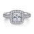 The Violet - Silver Wedding Ring Set