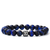 Mens blue bead accessory bracelet 