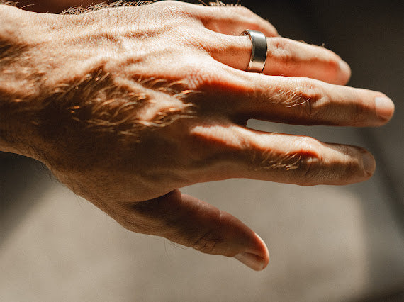 Silver Titanium ring 