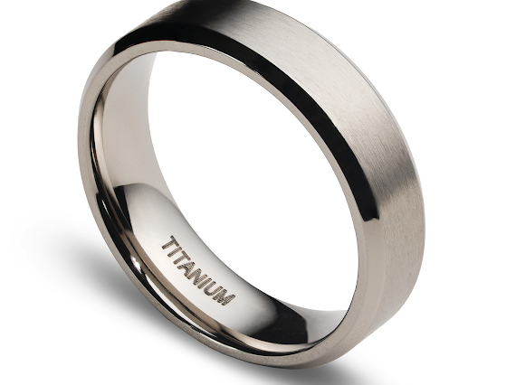 Silver Titanium ring 