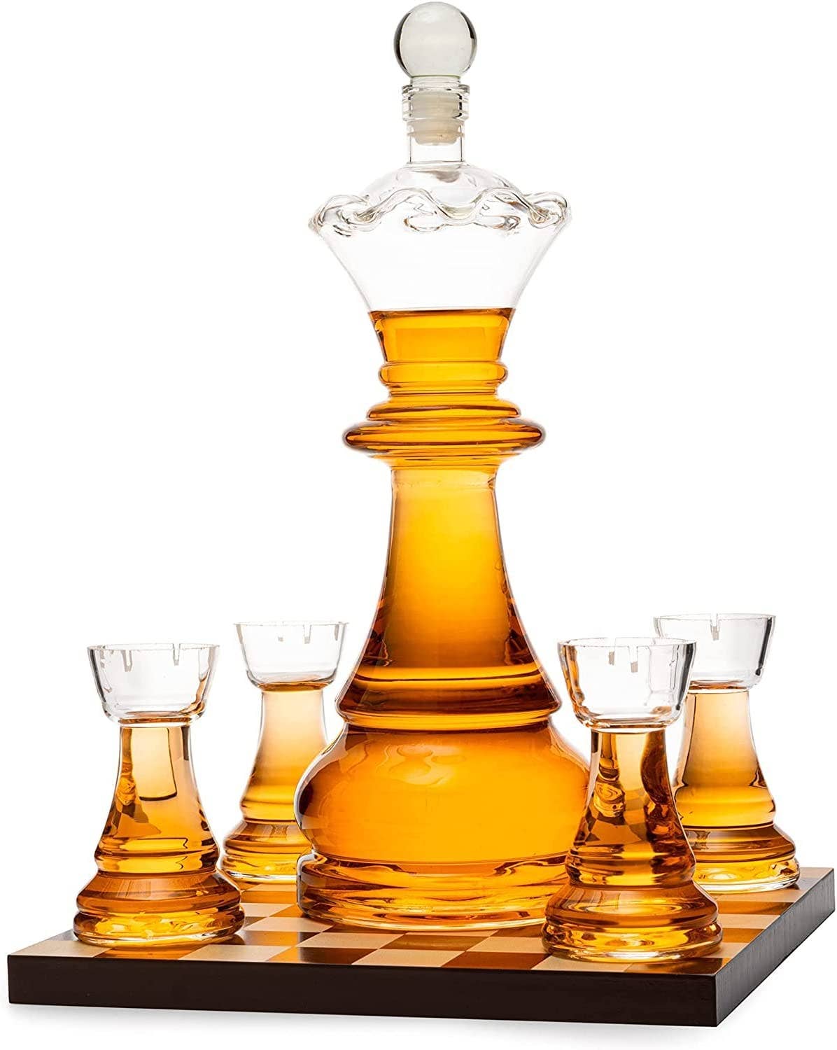 New Chess Decanter Set by The Wine Savant