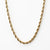 Classic Gold Rope Necklace- 5mm