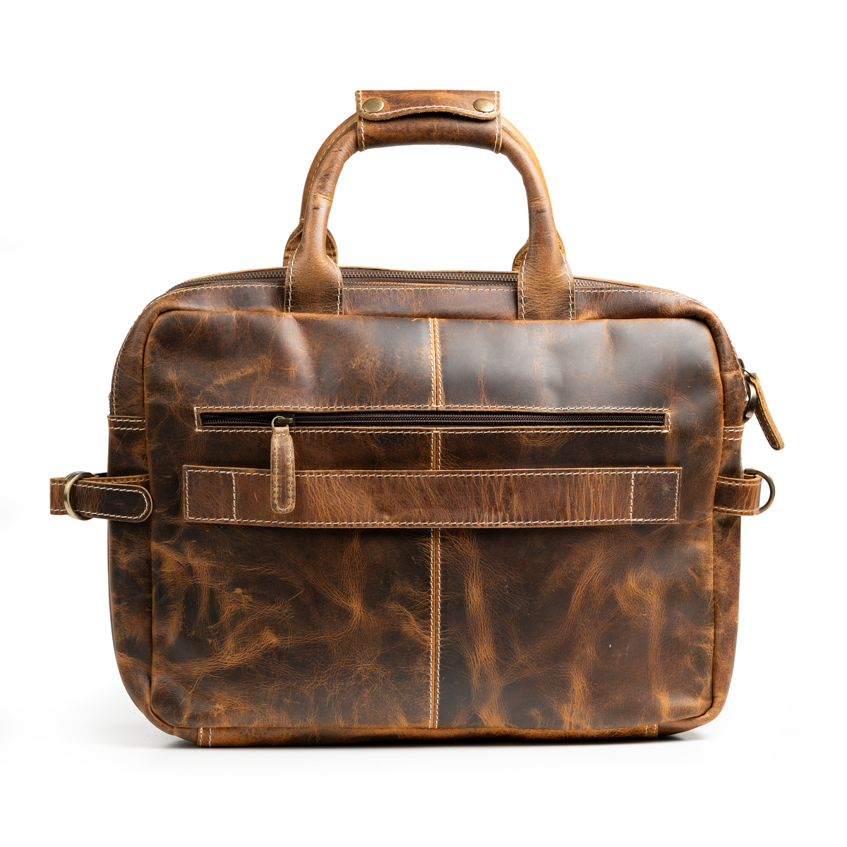 The “Hemingway” Buffalo Leather Duffle Bag [PREORDER] - Vintage Gentlemen