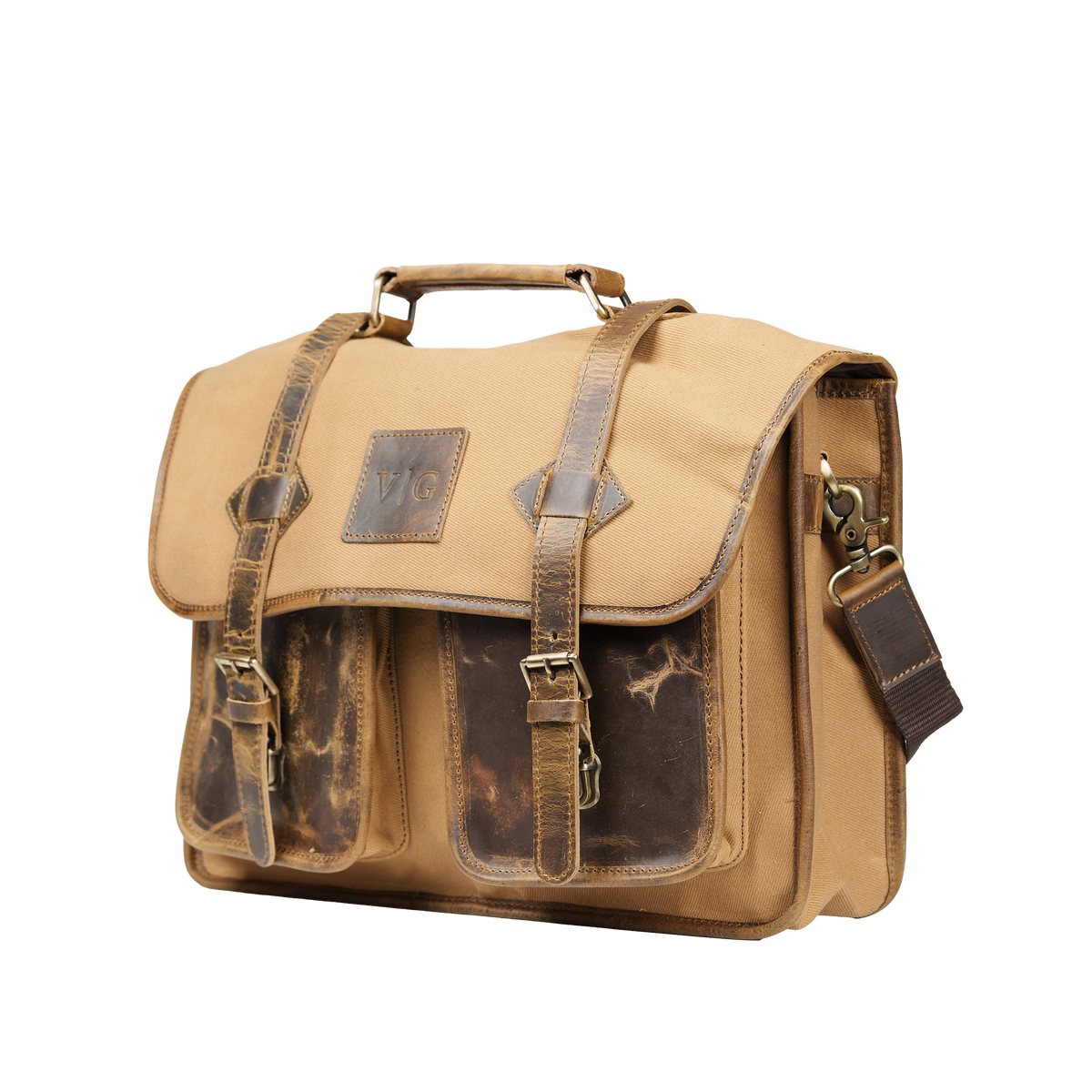 Canvas messenger bag
