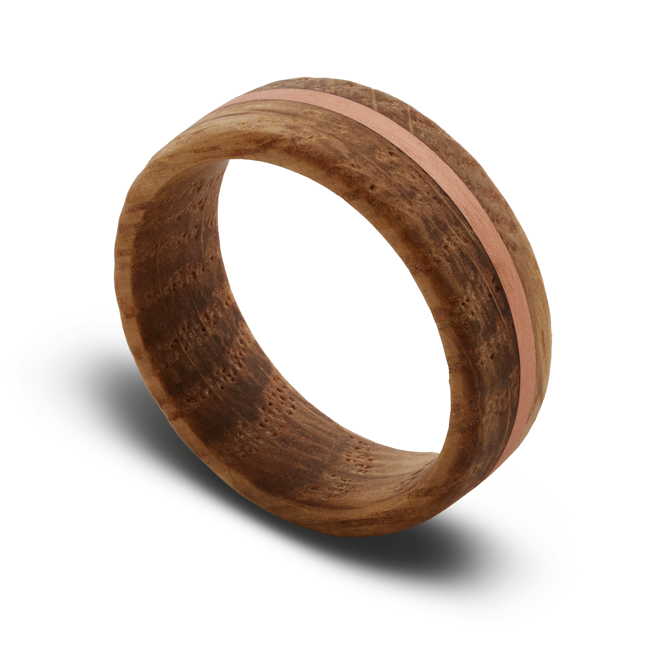 Wood and 2025 copper ring