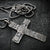 Sterling Silver Ancient Cross, Men's, Unisex Necklace, Medieval Cross, Men's SS-008