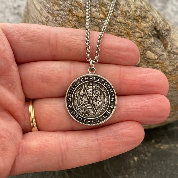 Supreme St. Christopher Necklace | Grailed