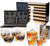 Marine Big Box Wall Decor with Decanter, 4 whiskey glasses