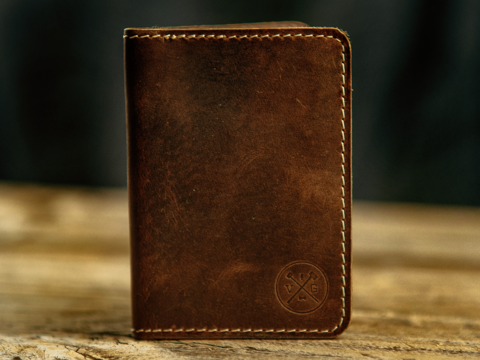 buffalo leather passport journal