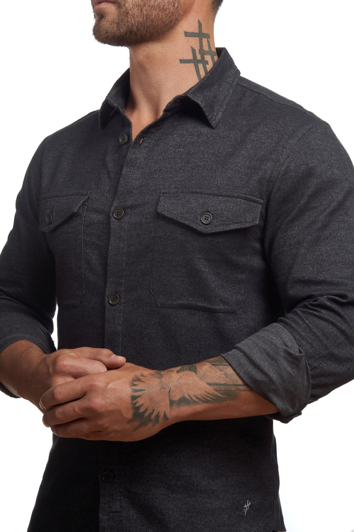 The Untucked Slim Fit Button-Up Shirt by WESTON JON BOUCHÉR