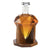 Diamond Whisky Decanter with Mahogany Wooden Base