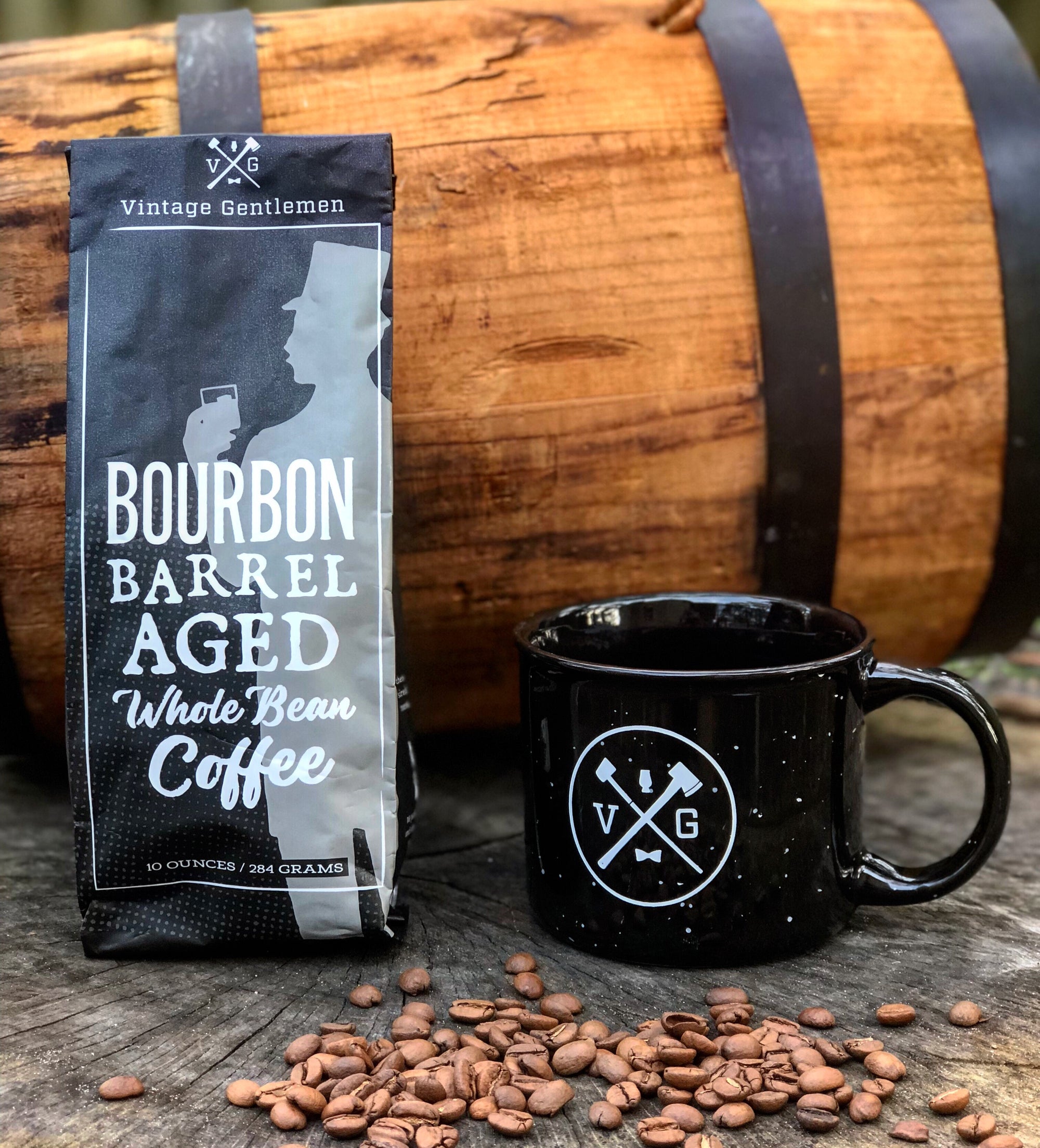 Bourbon Barrel Aged Coffee- 10oz Bag