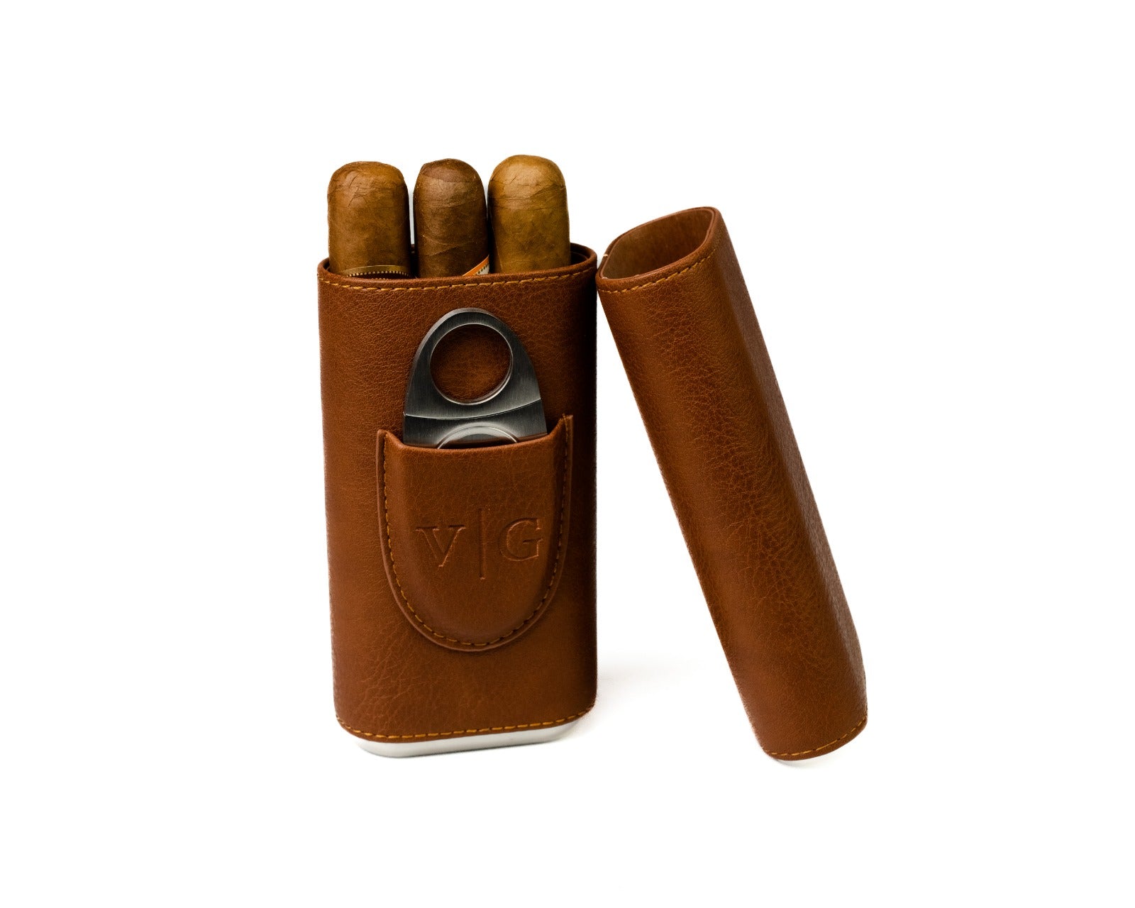 leather cedar wood humidor