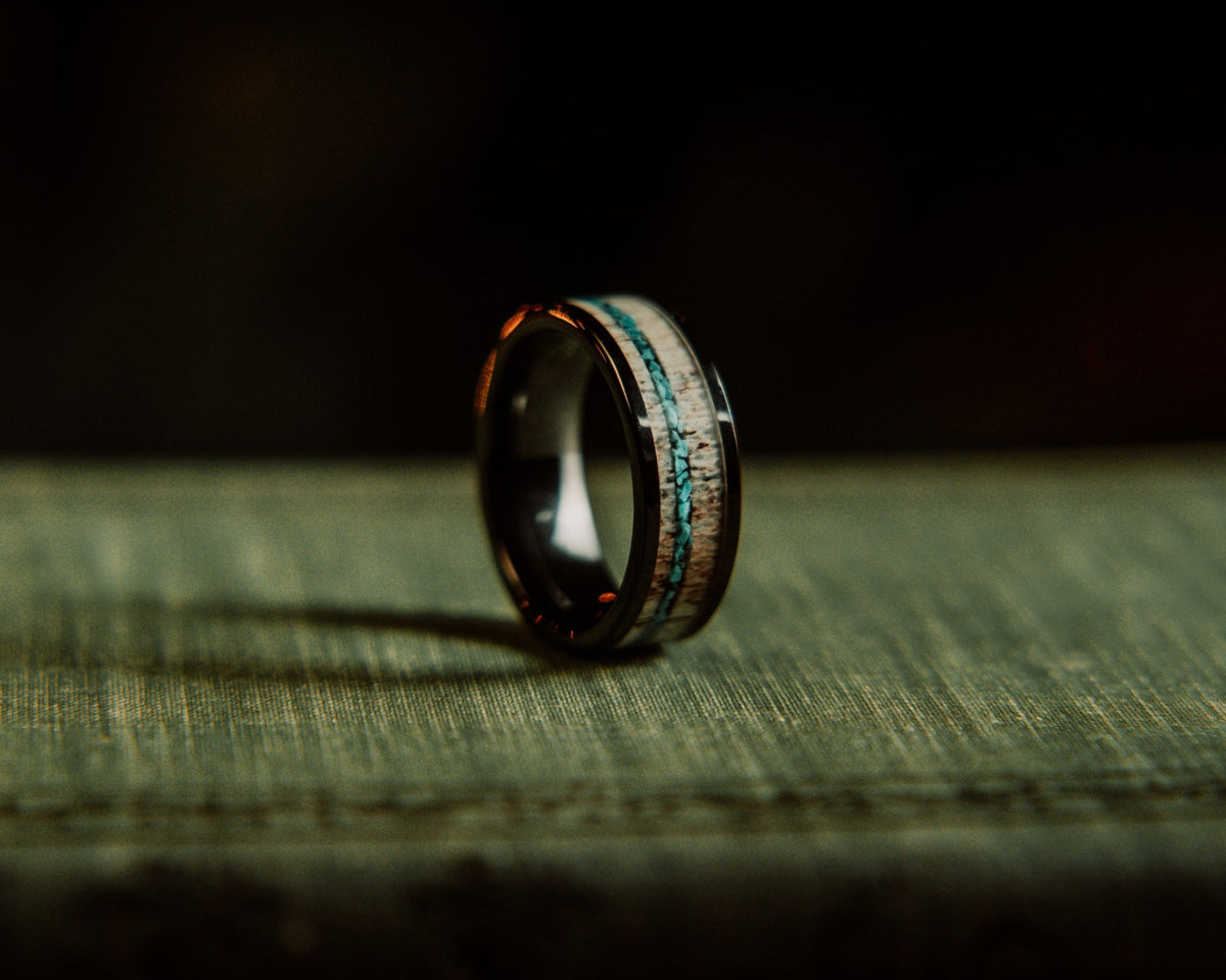 deer antler ring