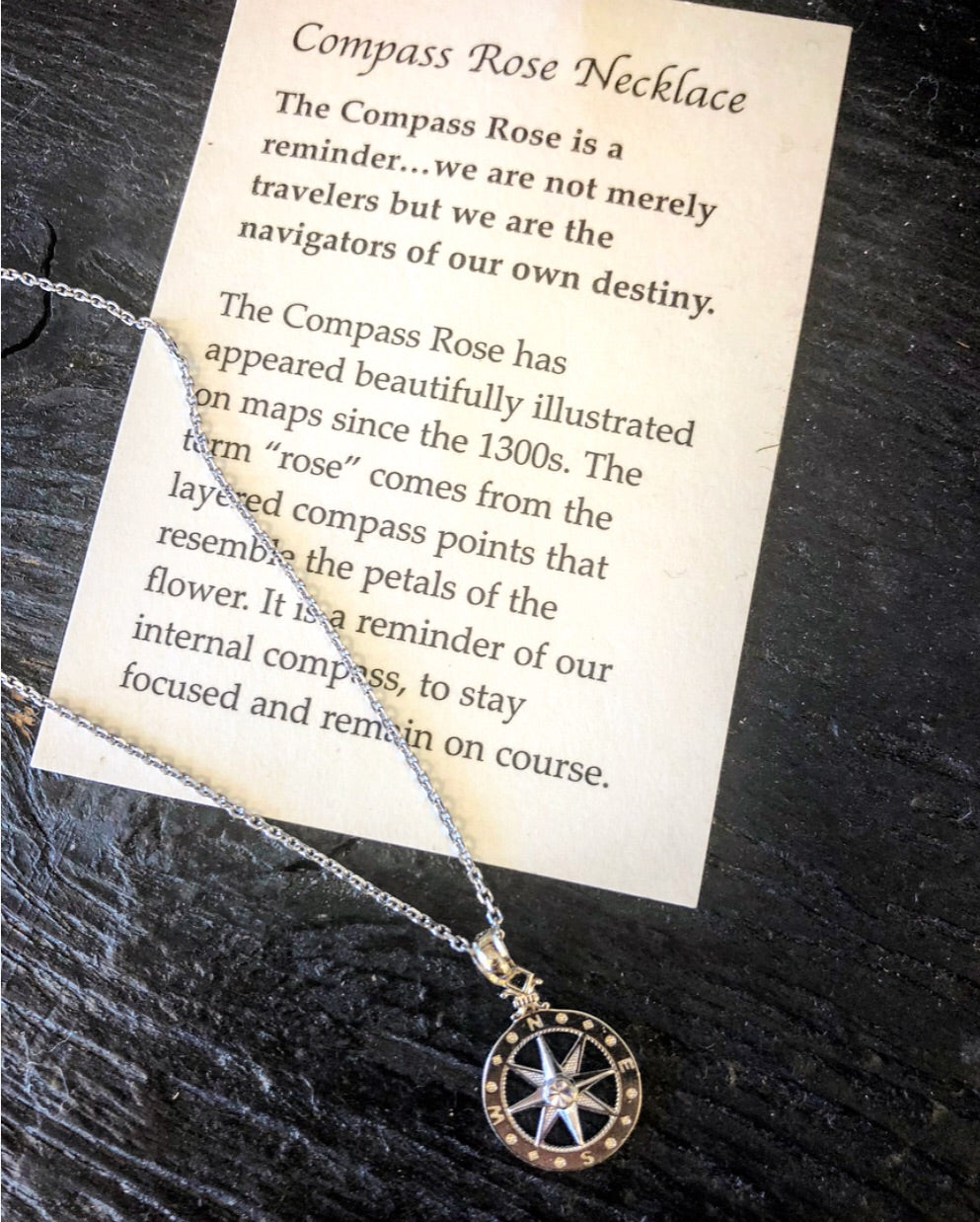 Women&#39;s 14kt Yellow Gold Compass Rose Pendant