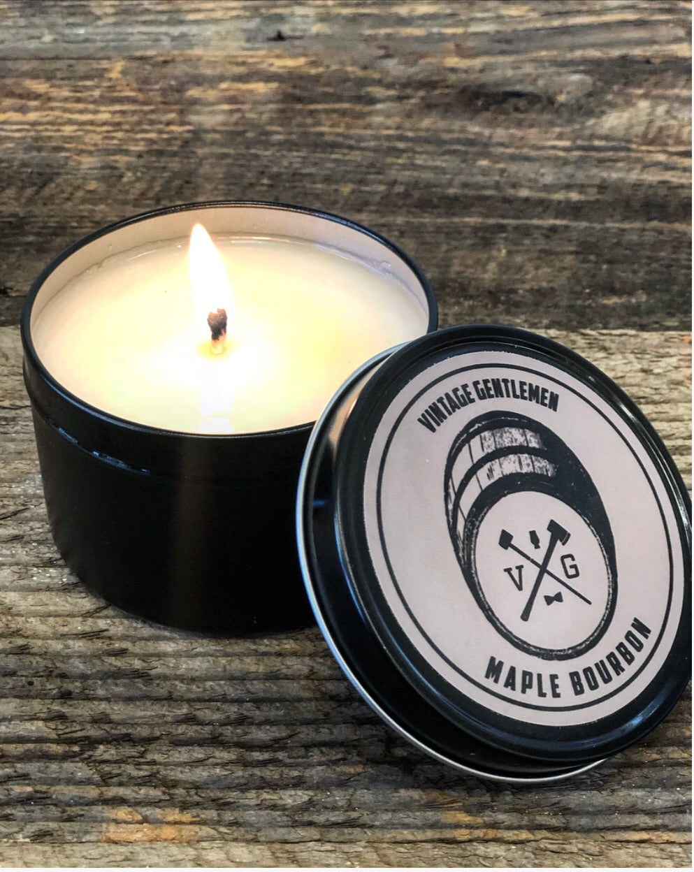 “Maple Bourbon” Soy Candle