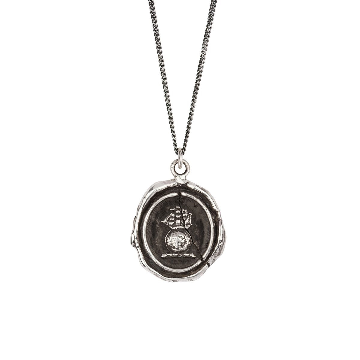 “Explorer” Silver Talisman - Pyrrha