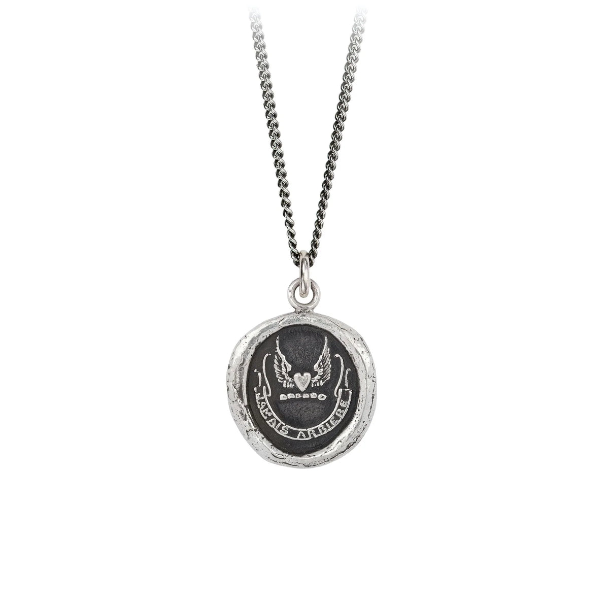“Never Look Back” Silver Talisman