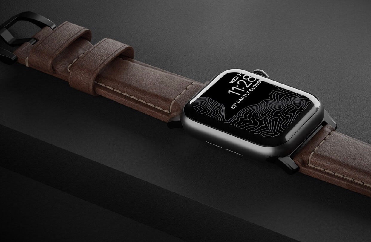 usa leather apple watch strap