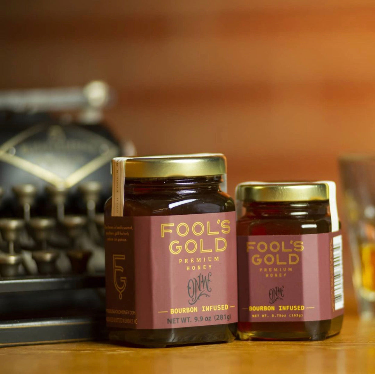 Fools Gold Bourbon Infused Honey