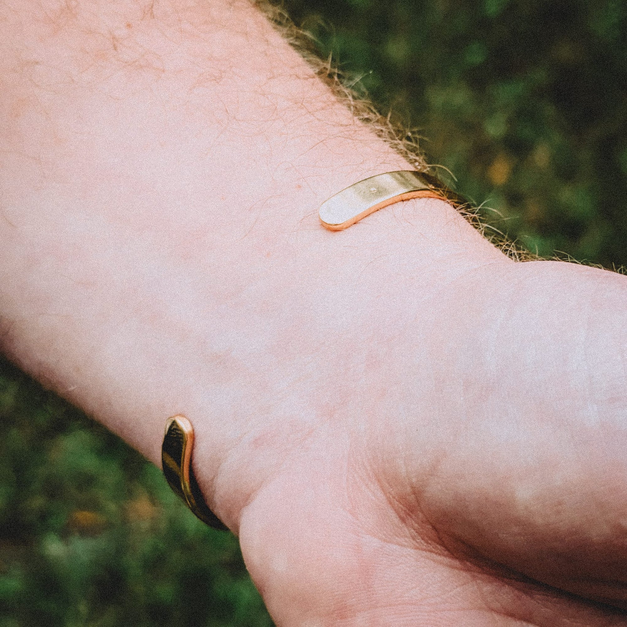 Mens Gold Cuff Bracelet