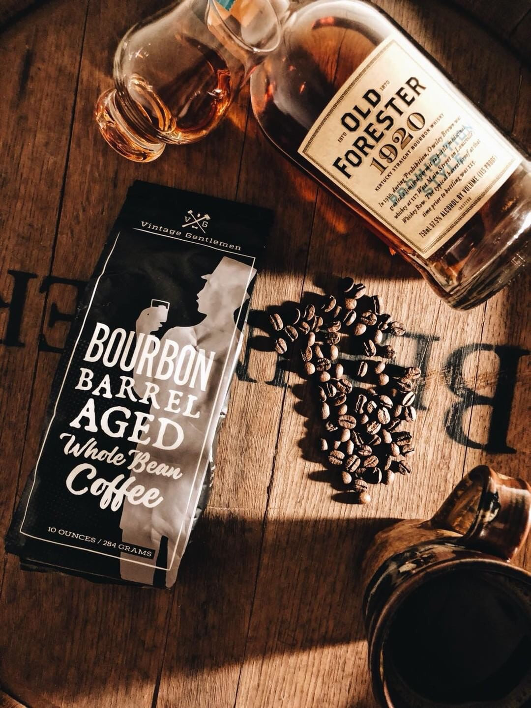 Bourbon Barrel Aged Coffee- 10oz Bag