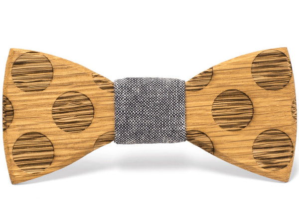 “Earl” Wooden Bow Tie Vintage Gentlemen