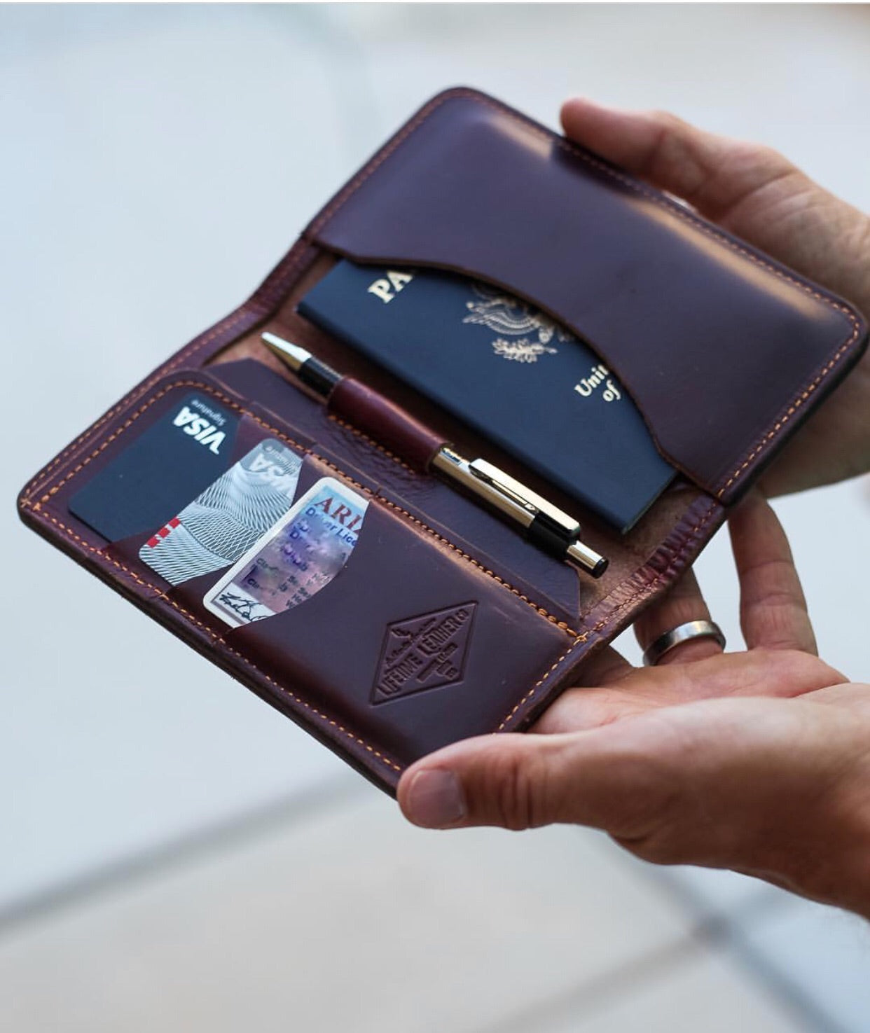 Field Notes/Passport Wallet Plain- Without Personalization