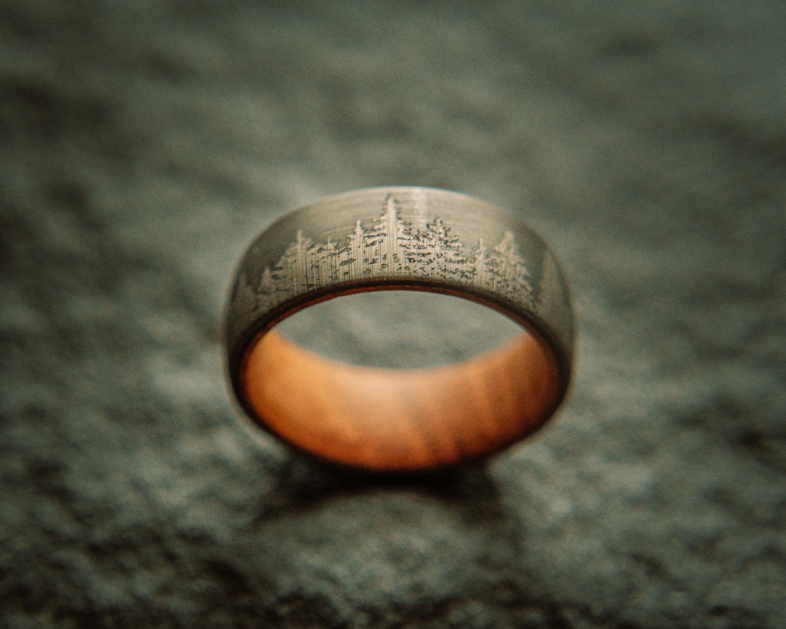 forrest etched ring