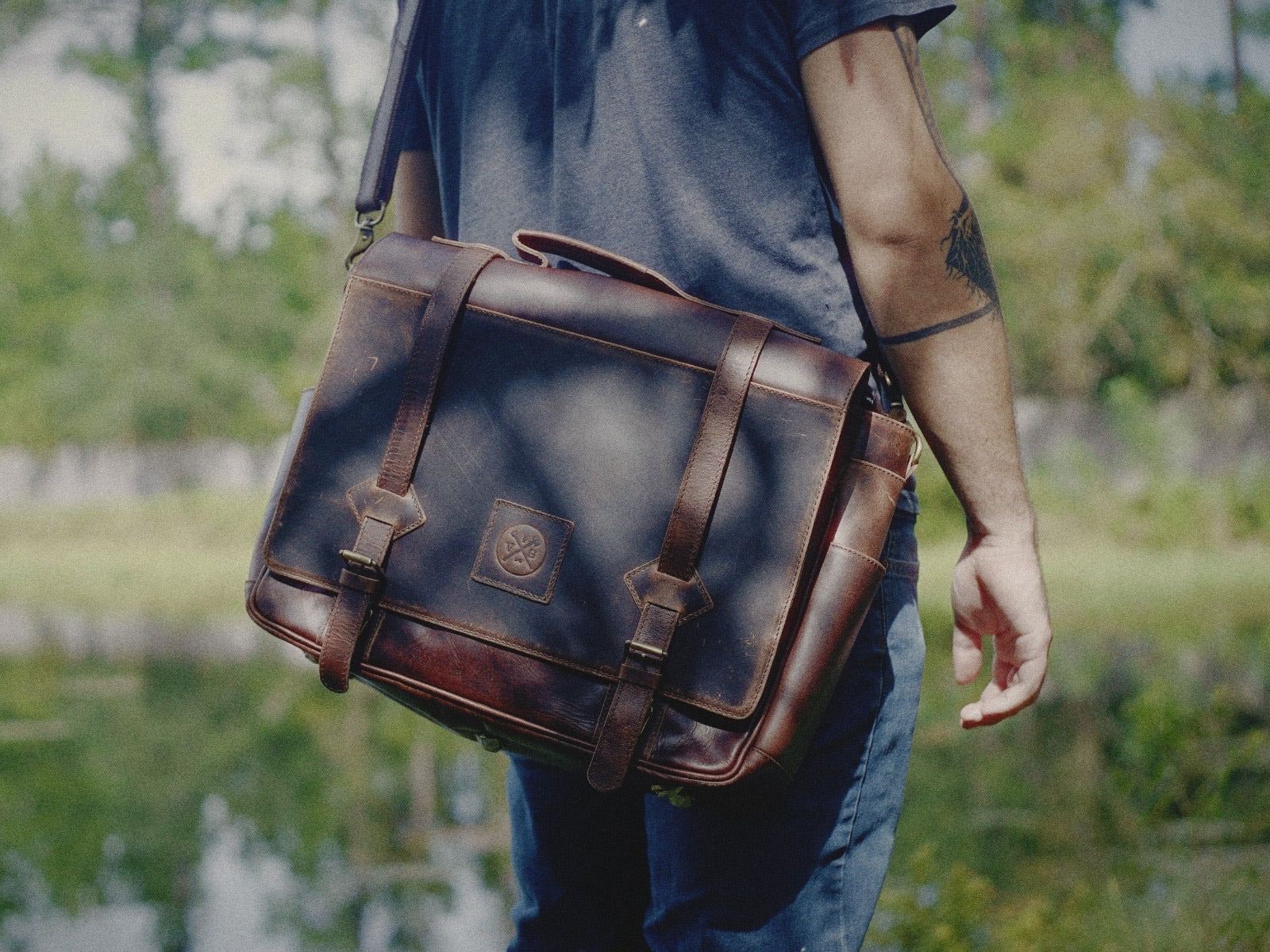 Louisville Slugger Computer Messenger Bag