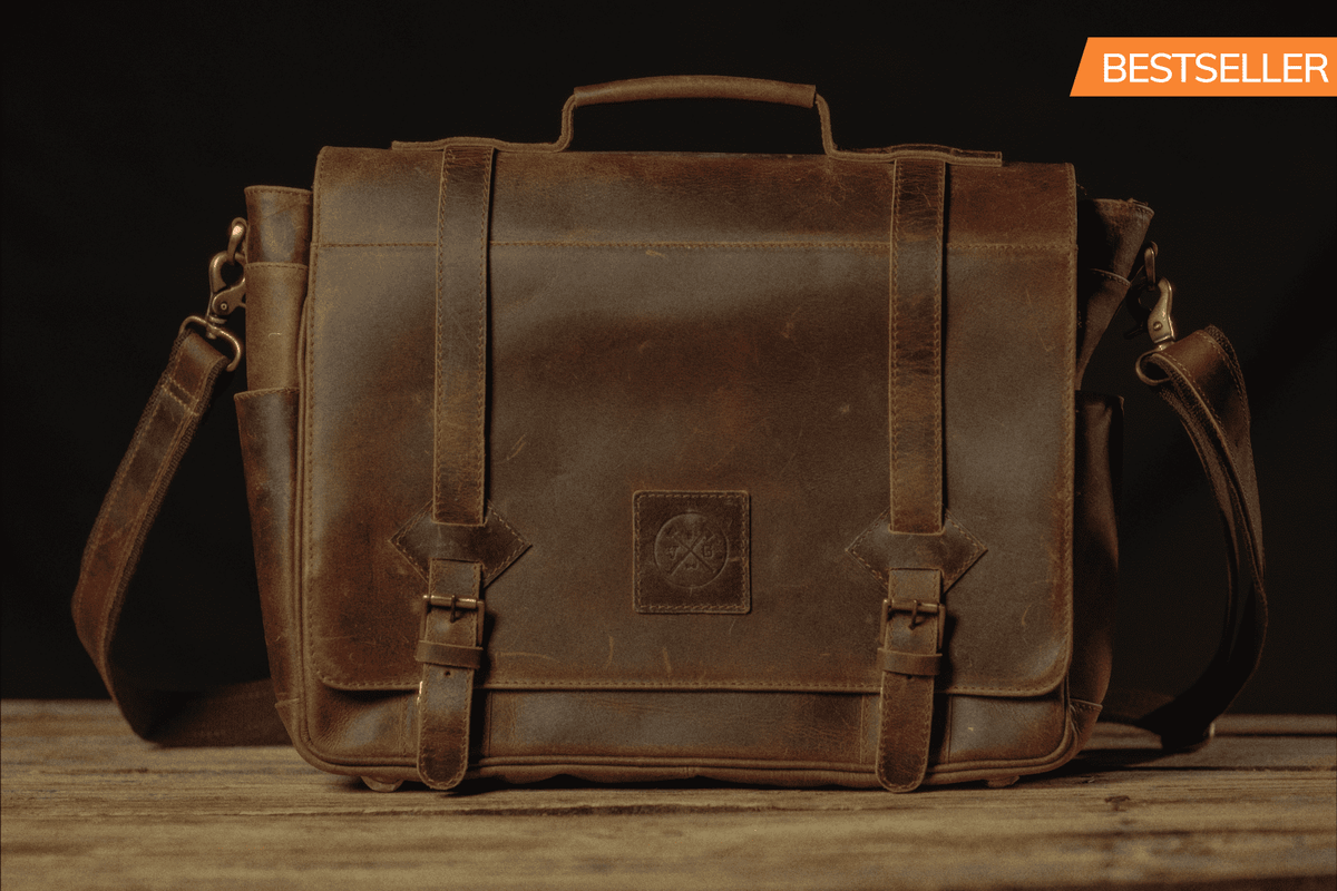 PREORDER: Buffalo Leather Duffle Bag by Vintage Gentlemen – Campmor